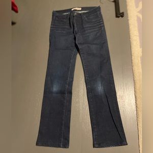 J Brand Straight Jeans Dark Wash Denim